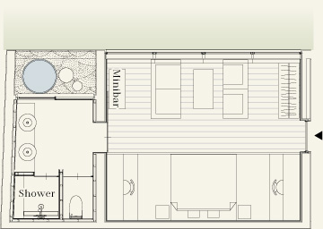 Garden View with Open-air Bath and Tatami Space